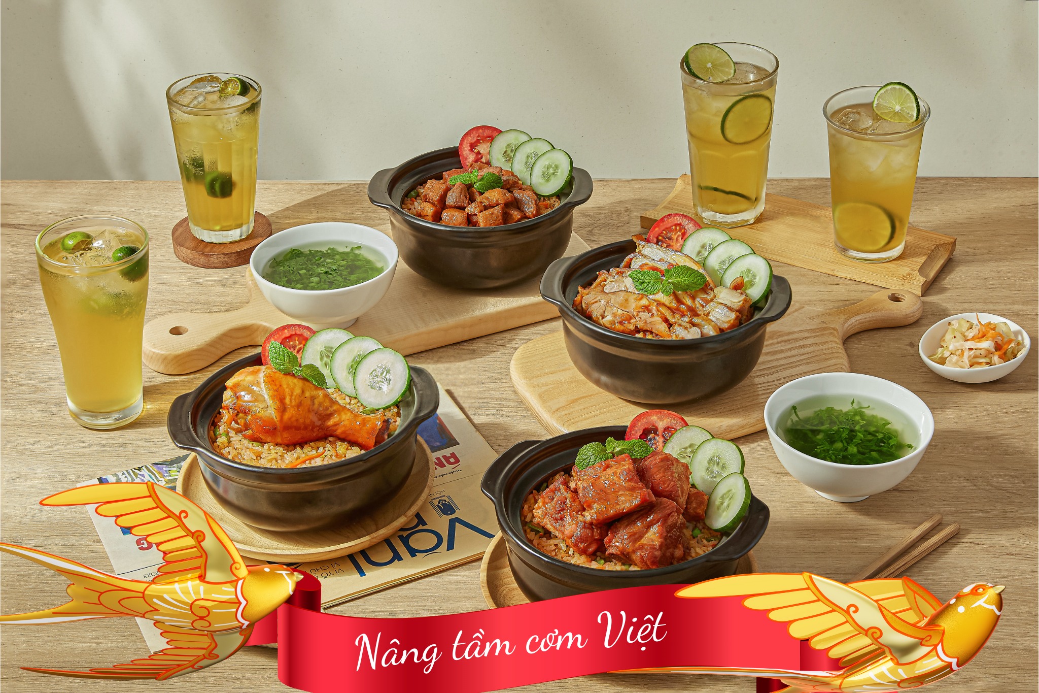 Menu của cơm thố Anh Nguyễn