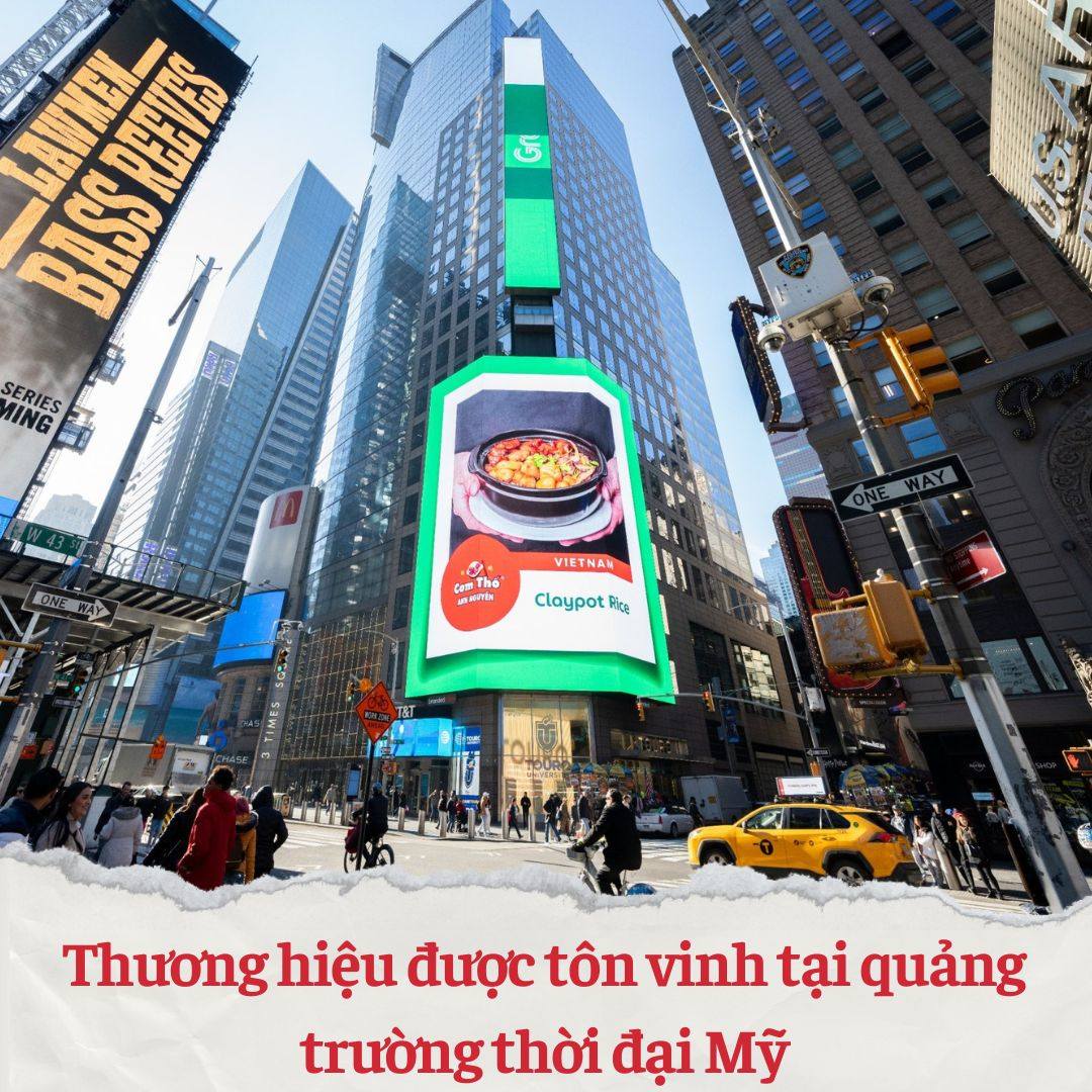 cơm thố anh nguyễn được vinh danh tại quảng trường thời đại